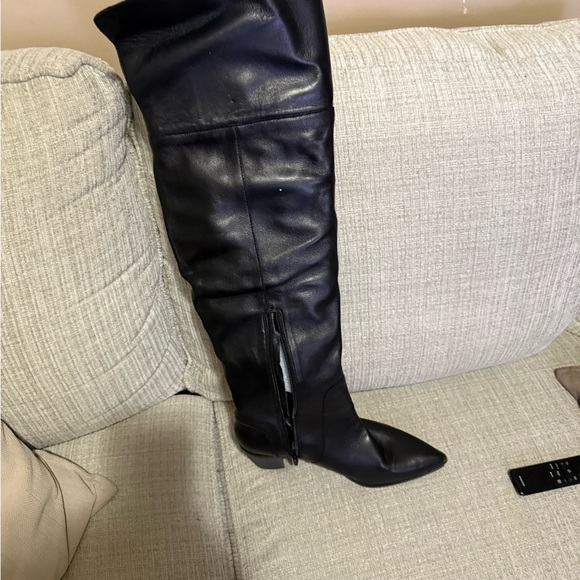 Charles David Black Over the Knee Boots - Picture 1 of 8